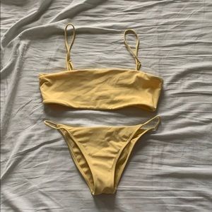 Pastel Yellow Bikini (M)